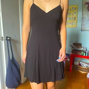 Black mini dress